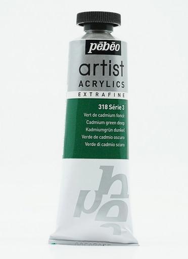 Image du produit Pebeo Artist Acrylics Acrylique extra fine (Vert cadmium foncé, 37 ml)