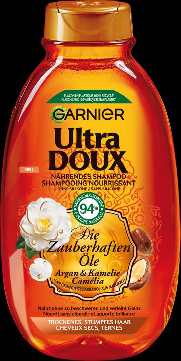 Garnier Ultra Doux Camelia Argan (300 ml, Flüssiges Shampoo)