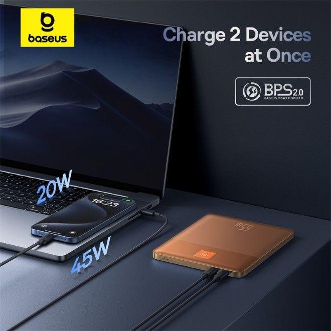 Productafbeelding Baseus Blade2 serie snellaad Powerbank 65W 12000mAh (12000 mAh, 65 W)