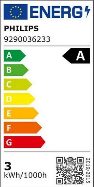 Energy Label Philips LED Classic (E27, 2.30 W, 485 lm, 1 x, A)