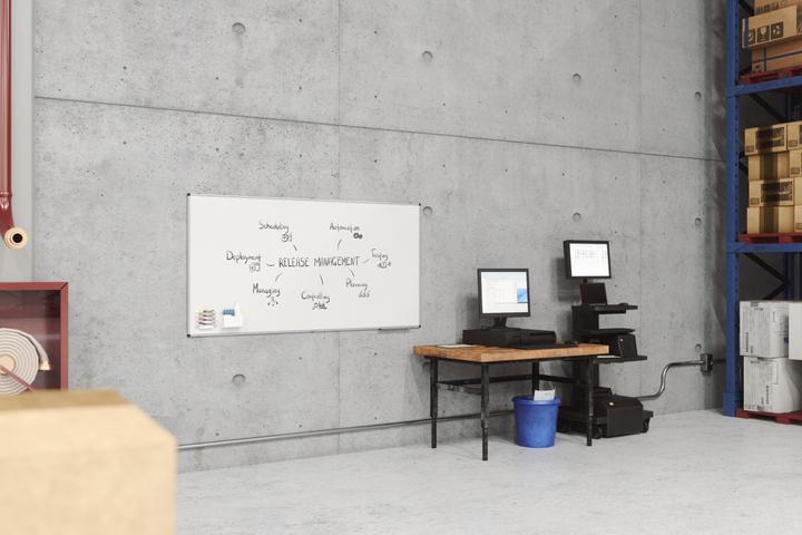 Actual product image Legamaster Magnetic whiteboard Unite 45 cm x 60 cm, white (60 x 45 cm)