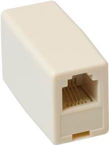 Actual product image Modular coupler RJ-11, connection 1:1 Connector: RJ-11 Rj11 6p4c in line coupler 1:1