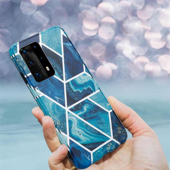 Immagine prodotto Cadorabo IMD TPU Colourful Marble Cover (Huawei P40)