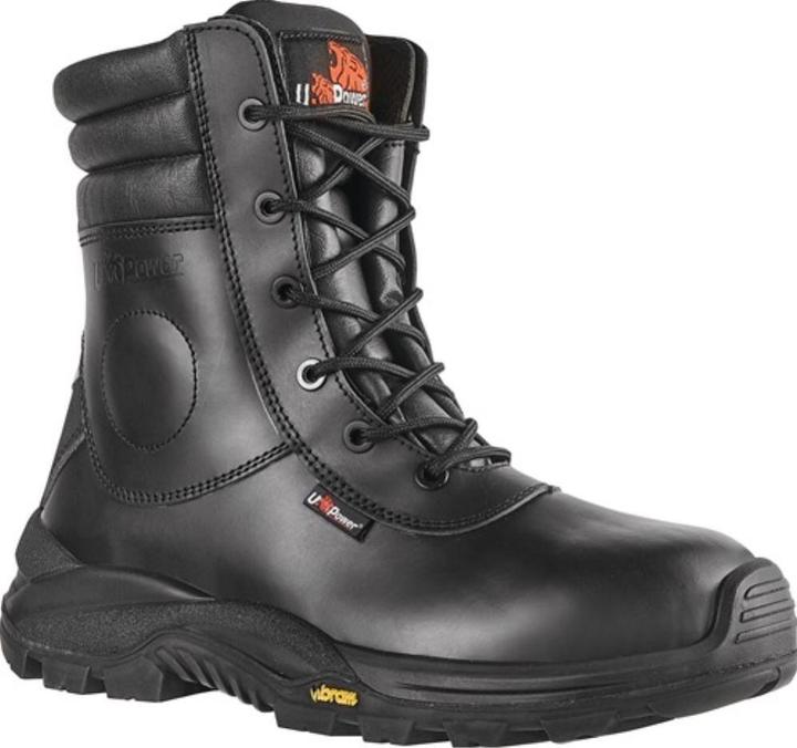 Actual product image U-Power Safety winter boots LEOPARD size 41 black S3 HRO CI SRC EN ISO 20345 smooth leather (S3, 41)