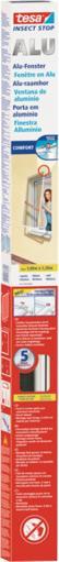 Actual product image tesa Insect screen Alu COMFORT for windows, with aluminium frame, without drilling (100 x 120 cm)