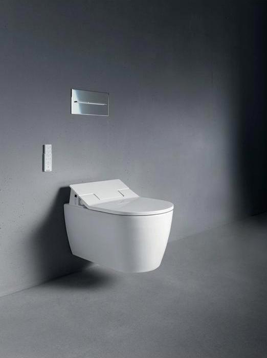Produktbild Duravit Dusch-WC Komplettanlage ME by Starck fr Sensowash wei wandhngend 631000002004300 mit Dus