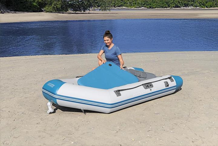Actual product image Bestway Hydro Force Caspian Elite 2-Person Infla table Sport Boat Set 2.30 m (230 cm, 2 pers.)