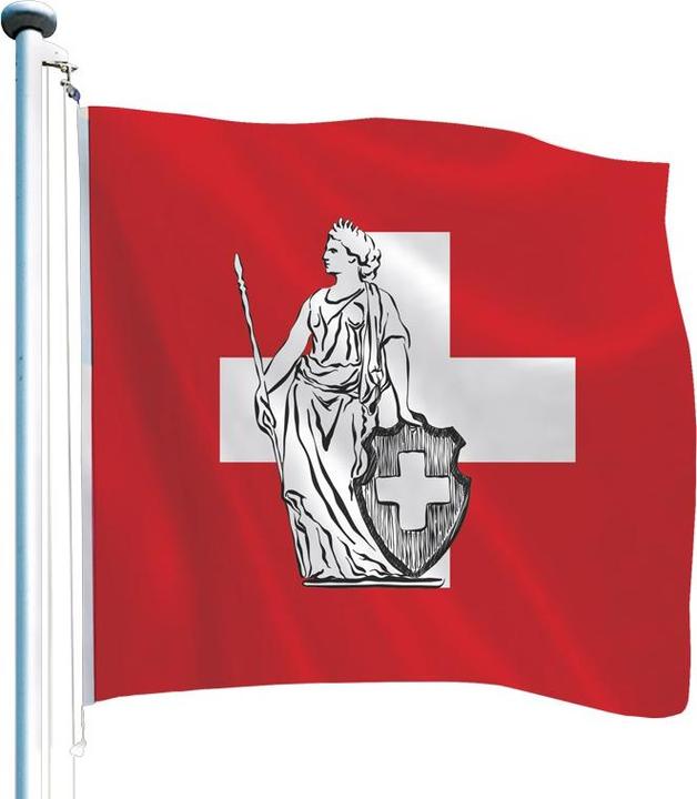 Keller Fahnen Schweizerfahne «Helvetia»