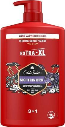Old Spice Shampoo & Body Wash Night Panther Haarshampoo (1000 ml, Flüssiges Shampoo)
