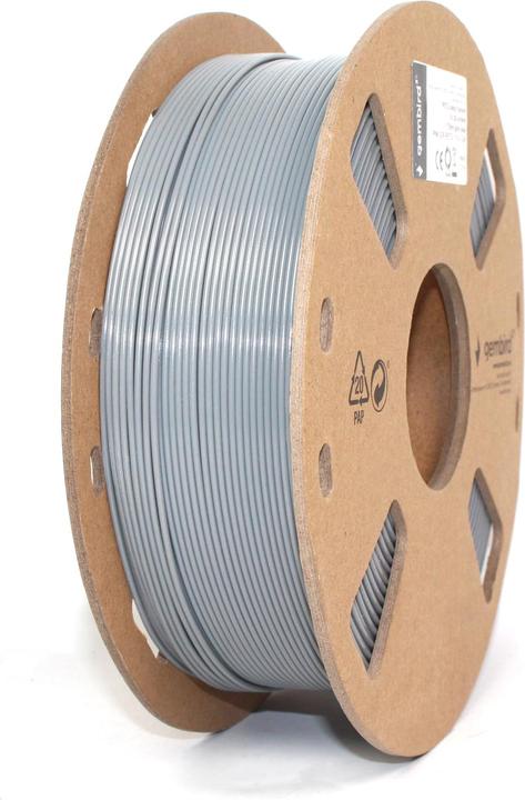Image du produit Gembird Cassette de filament PETG bobine étroite (PETG, 1.75 mm, 1000 g, Gris)