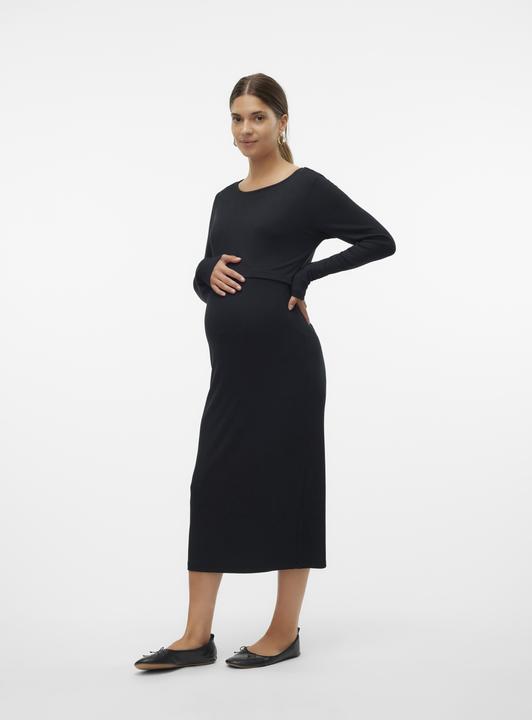 Immagine prodotto Mamalicious Abito midi aderente con scollo rotondo (M)