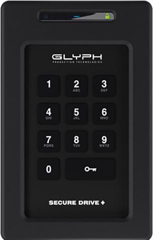 Glyph SSD Secure Drive + Keypad 4tb (4000 GB)