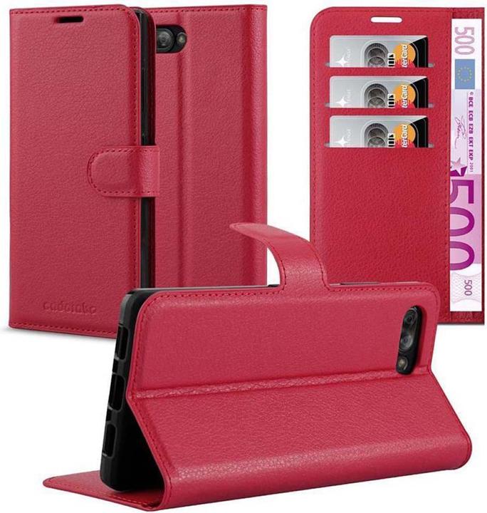 Actual product image Cadorabo Book with stand function cover (Blackberry KEY2 LE)