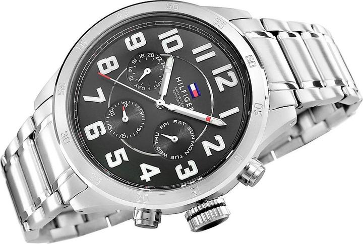 Actual product image Tommy Hilfiger Trent (Chronograph, Analogue wristwatch, 205 mm)