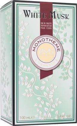 Actual product image Monotheme White Musk EDT spray 100ml (Eau de toilette, 100 ml)