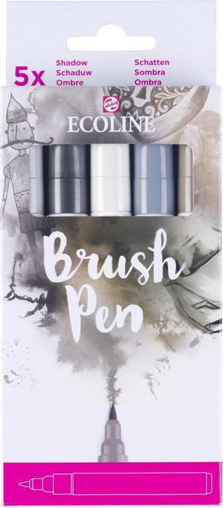 Produktbild Talens Ecoline Brush Pen (Mehrfarbig, Weiss, 5 x)