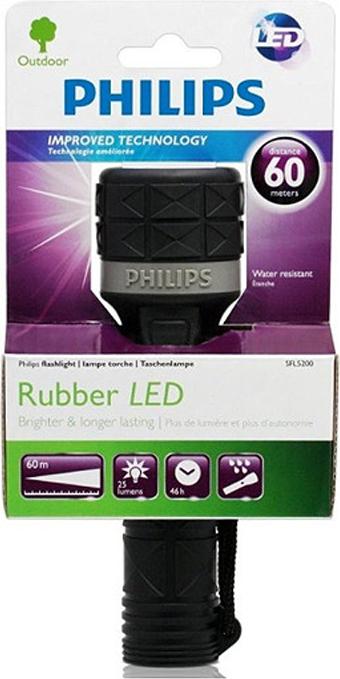 Productafbeelding Philips LED Zaklamp Rubber (31.20 cm, 25 lm)