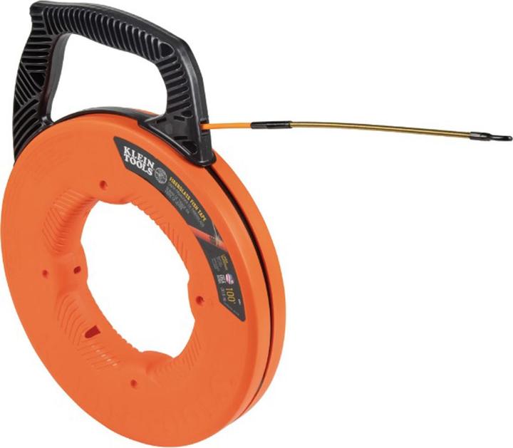 Produktbild Klein Tools Fiberglas-Einziehband mit Spiralführungskopf Stahl 30,5 m 56351 1 St. (56351) (30 m)