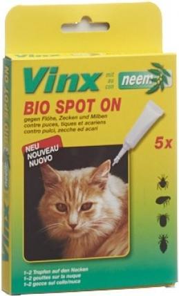 Actual product image Vinx Bio Spot On neem cat (Cat, 5 ml)