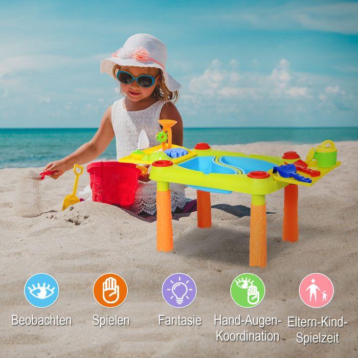 Immagine prodotto Swisshandel24 Tavolo da gioco con sabbia e acqua per bambini Tavolo da fango per bambini Tavolo da gioco