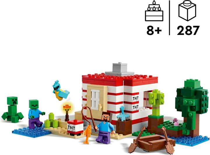 Produktbild LEGO Das TNT-Dschungelhaus (21275, LEGO Minecraft)
