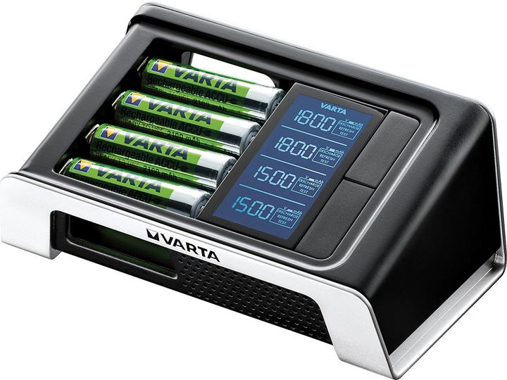 Produktbild Varta LCD Ultra Fast Charger (1 Stk., AA, AAA, 2400 mAh, Ladegerät inkl. Akku)