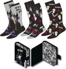 Actual product image Cerda DISNEY VILLAINS - Pack de 3 Paires de Chaussettes (Taille 36-43) (pack of 3, 36 - 43)