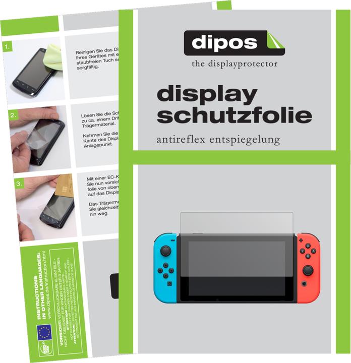 Produktbild Dipos Displayschutzfolie Antireflex (2 Stück, Nintendo Switch)