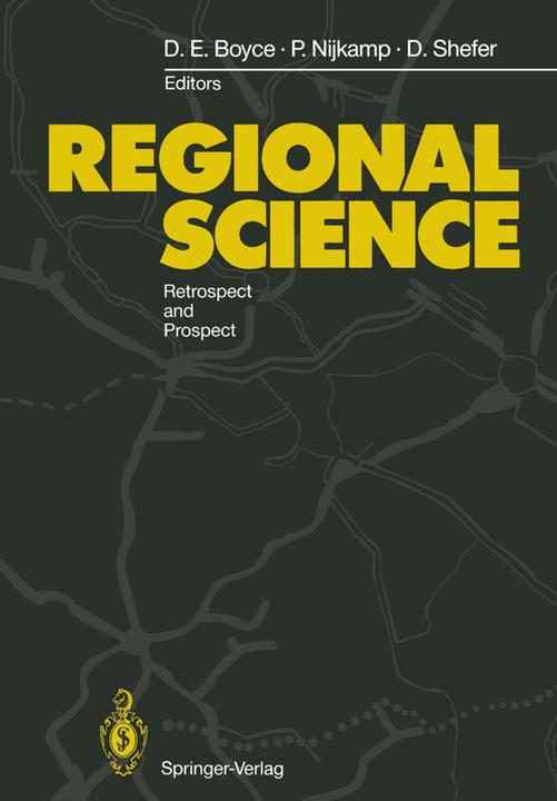 Actual product image Regional Science (Peter Nijkamp, David E. Boyce, Daniel Shefer, 2011)