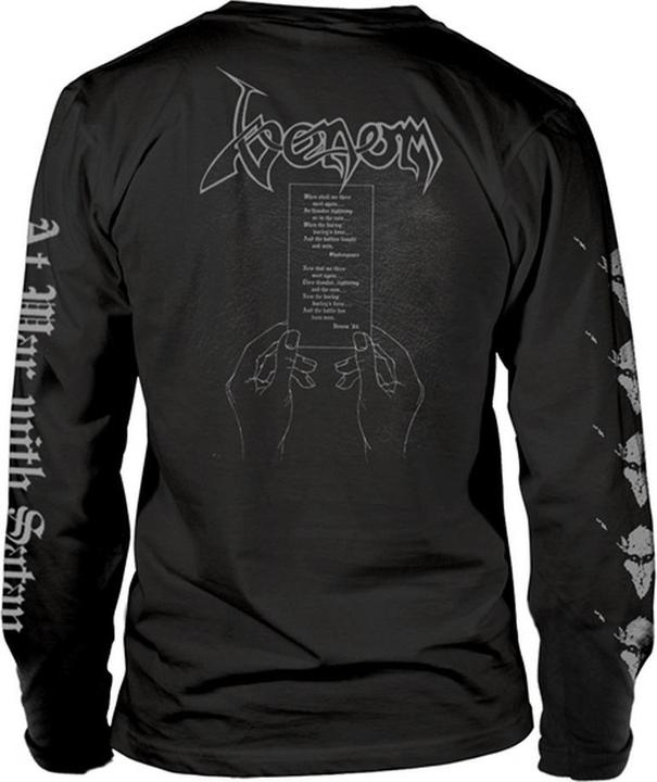 Immagine prodotto Venom At War With Satan Maglietta Manica Lunga Adulto Unisex (M)