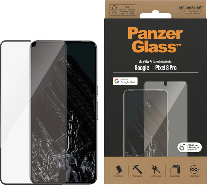PanzerGlass Ultra-Wide Fit (1 Stück, Google Pixel 8 Pro, Google Pixel 9 Pro Fold)