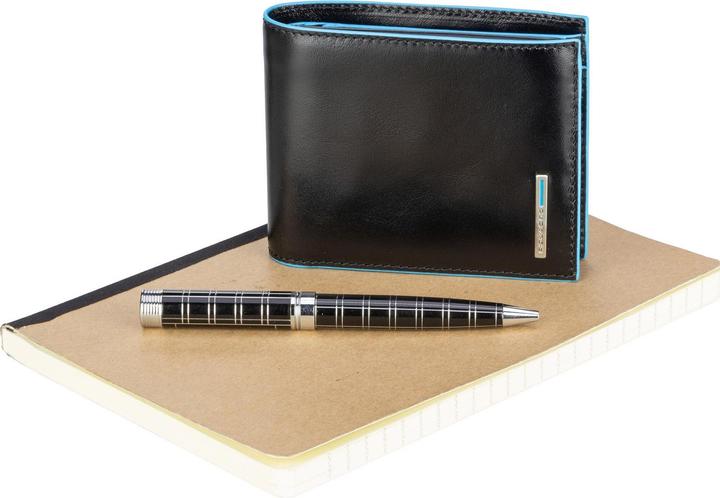 Produktbild Piquadro Blue Square - Herrenbrieftasche mit Klapp-Ausweisfenster und Münzfach