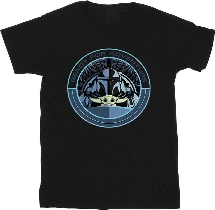 Produktbild Star Wars The Mandalorian Grogu Ready For Adventure TShirt Jungen (140, 146)