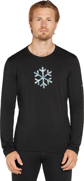 Actual product image Icebreaker Merino 200 Oasis L/S Crewe POW (M)