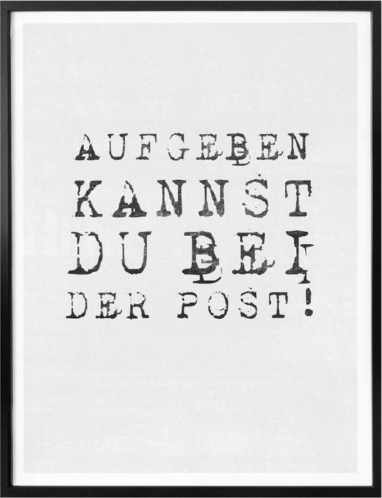Image du produit Trenddeko Tu peux déposer ton courrier à la poste (30 x 40 cm)