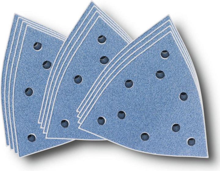 Immagine prodotto Fein Foglio abrasivo da 12 pezzi Carta abrasiva MultiMaster MultiTalent (40, 60, 80)
