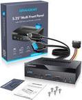 Produktbild Graugear Multi Frontblende 4-Fach + Kartenleser USB,SD,Micro (4 Ports)