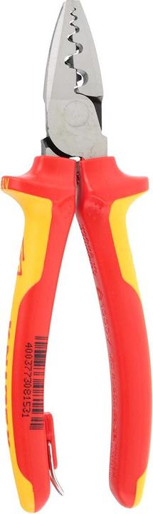 Actual product image Knipex Crimping Pliers for wire ferrules (180 mm)