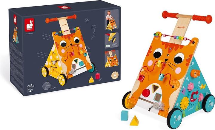 Actual product image Janod Multi-activity trolley Cat