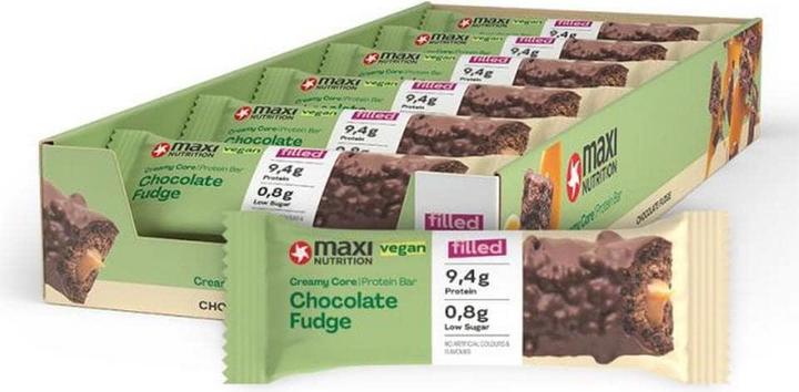 Image du produit Maxi Nutrition MAXI N. Barre protéinée 125349 Chocolate Fudge Vegan 12x45g (Chocolat, 12 pcs, 680 g)
