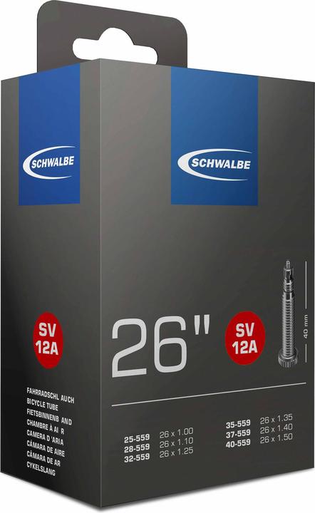Actual product image Schwalbe Sv12a (Presta (SV), 26", 40 mm)