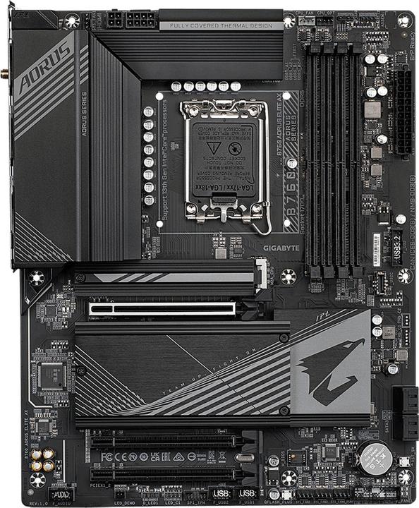 Produktbild Gigabyte B760 AORUS ELITE AX (LGA 1700, Intel B760, ATX)