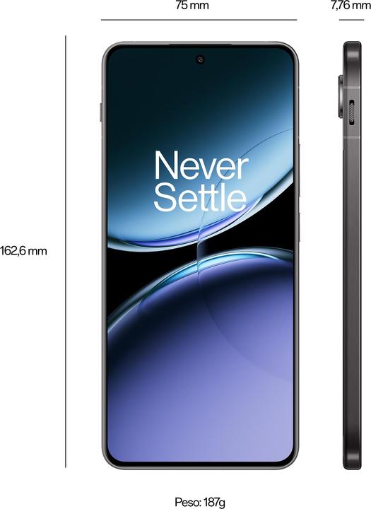 Produktbild OnePlus Nord 4 (512 GB, Obsidian Midnight, 6.74", Dual SIM, 50 Mpx, 5G)