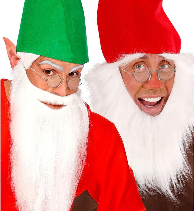 Immagine prodotto Widmann Occhiali da Babbo Natale tondi in metallo con lenti argentate