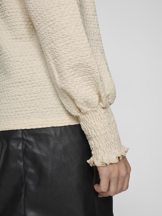Actual product image Vila Round neck top with long sleeves (S)