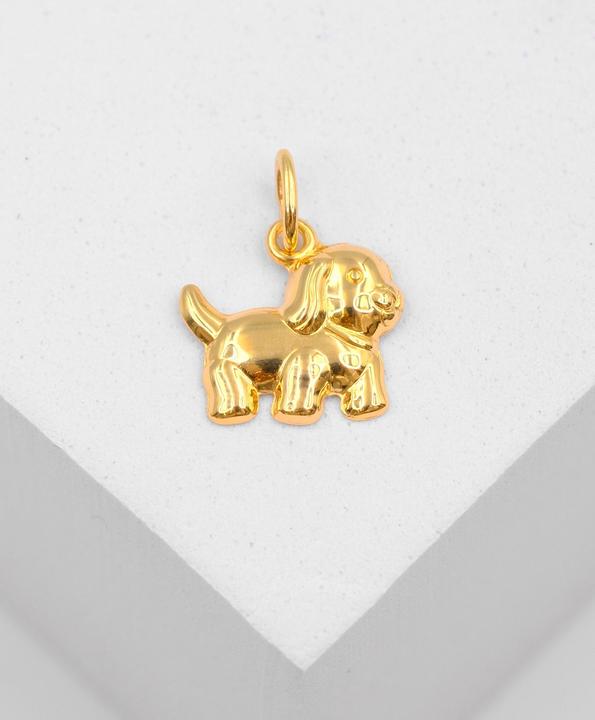 Produktbild Muau Pendant dog yellow gold 750, 15x12mm (750/18K Gelbgold)