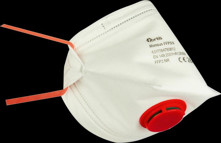 Image du produit Fortis Masque de protection respiratoire FFP3 V Monsun 10pcs. (FFP3, 10 x)