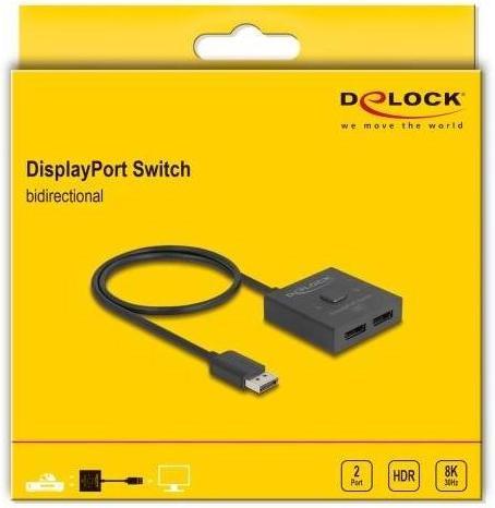 Actual product image Delock DisplayPort 2 - 1