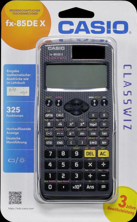 Produktbild Casio FX85DE X (Solarzellen)
