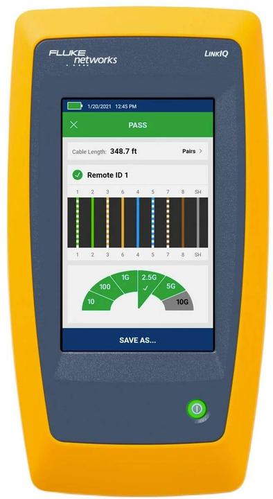 Fluke LIQ-100 Netzwerkkabel-Tester Verdrilltes Doppelkabelprüfgerät